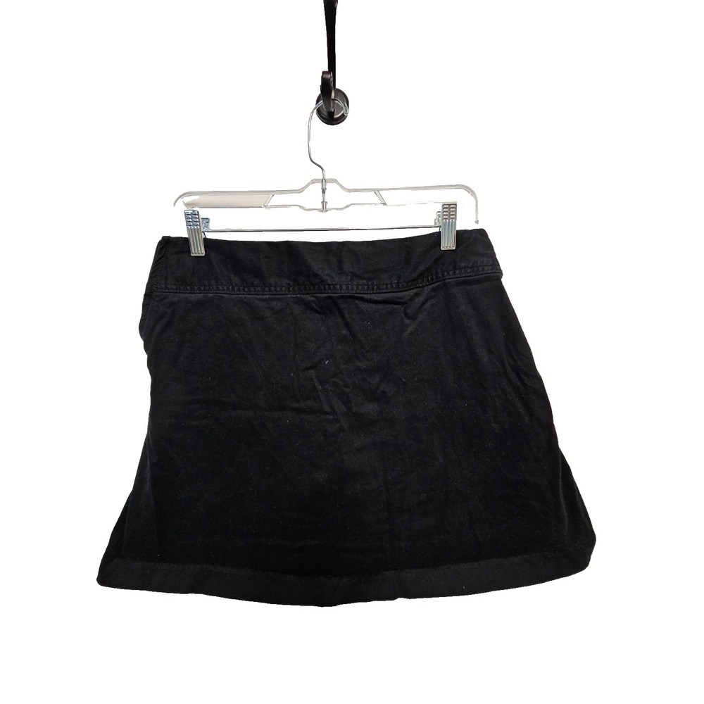 The Children's Place Girls Black Side Zip Uniform Adjustable Waist Skort 16
